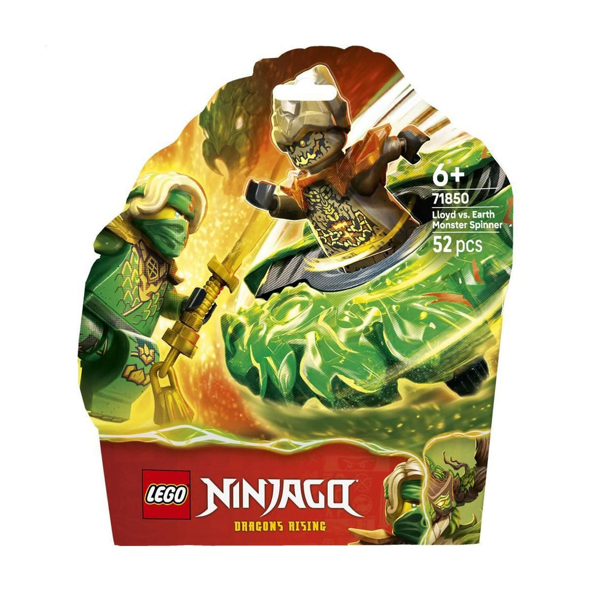 Конструктор LEGO Ninjago Ллойд проти спінера земельного монстра, 52 деталі, від 6 років (71850)